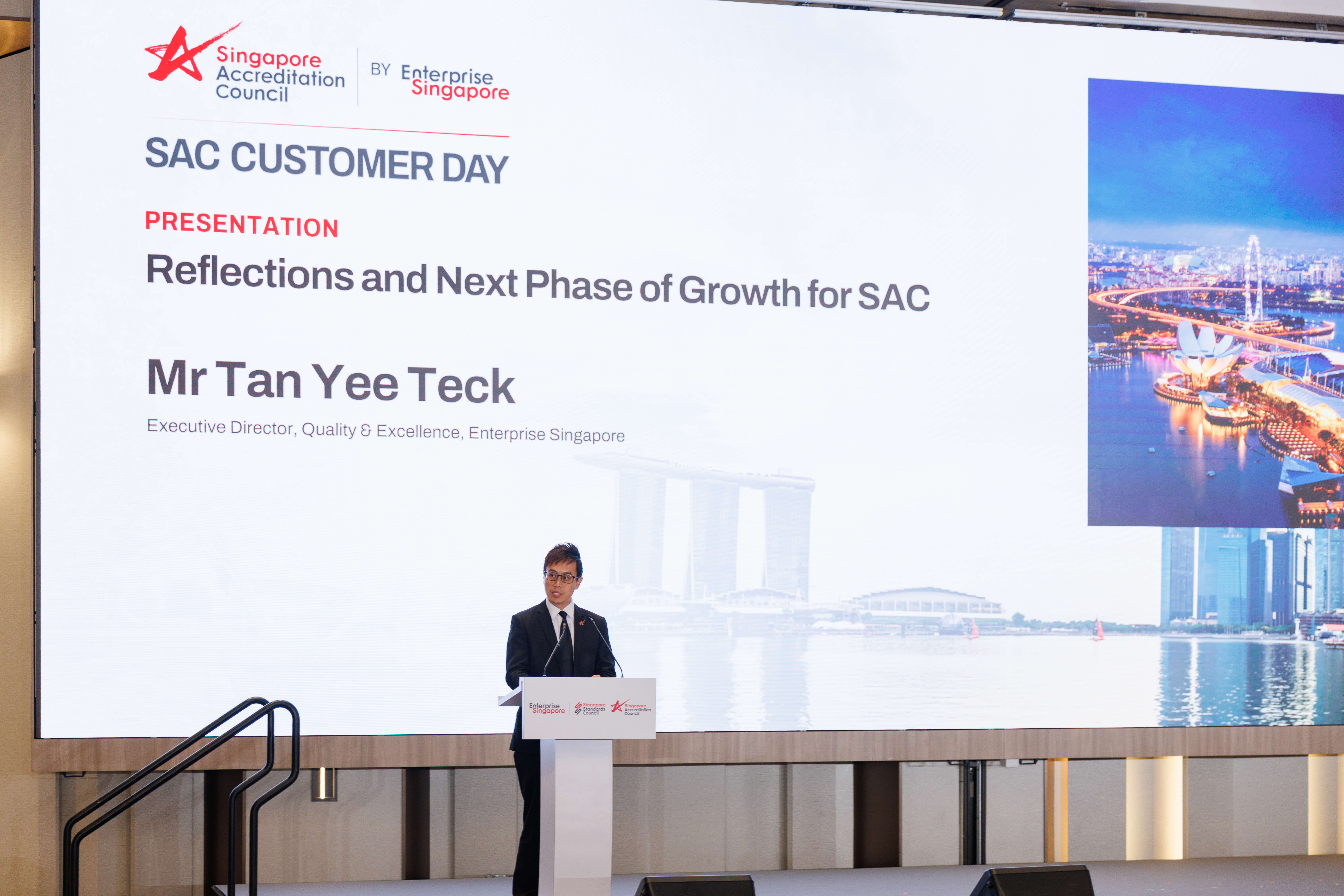 Mr Tan Yee Teck, Executive Director, Quality and Excellence